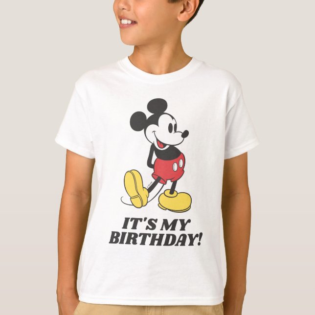Souris classique Mickey | C'est mon T-shirt d'anni (Devant)