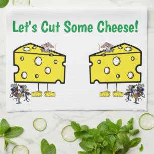 Souris Coupe Fromage Musique Cuisine Serviette à m