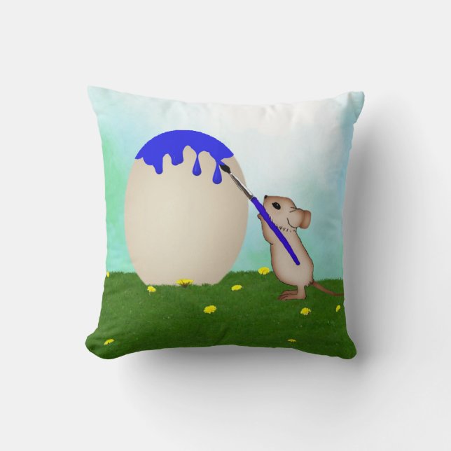 Souris Coussin Oeuf de Pâques (Recto)