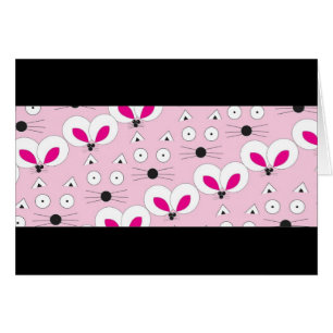 Souris de chat rose Motif