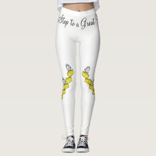 Souris de fromage Grand entraînement Leggings blan
