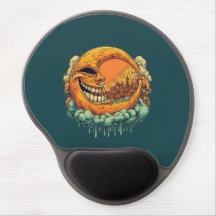 Tapis de bureau Feu de Lune Effrayant