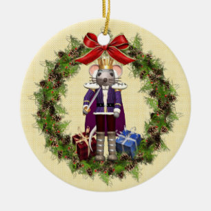 Souris King Buon Natale Ornement de Noël italien