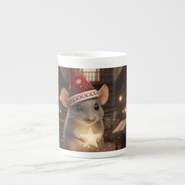 Souris magique Bone China Mug (Devant)