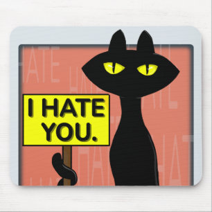 Souris Mauvais Boogie Drôle Je Vous Déteste Tapis de Sour