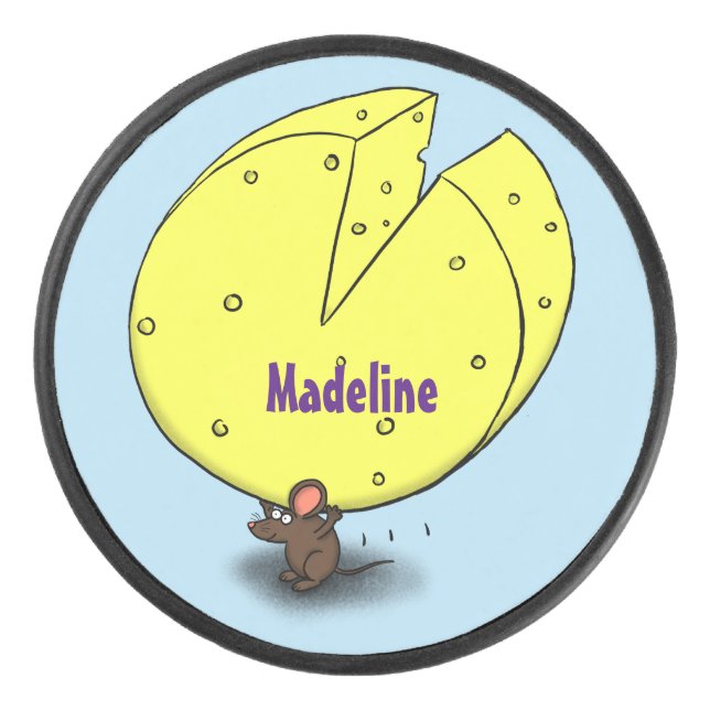 Souris mignonne avec dessin animé au fromage (Devant)