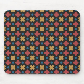 Souris Motif géométrique rétro modernisé pour tapis de so