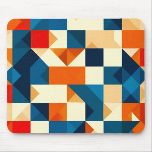 Souris Tapis de bureau à géométrie moderne pour espace de
