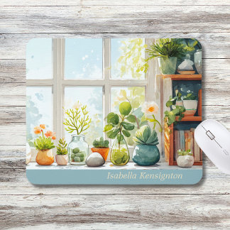 Souris Tapis de bureau pour plantes grasses Cactus Maison