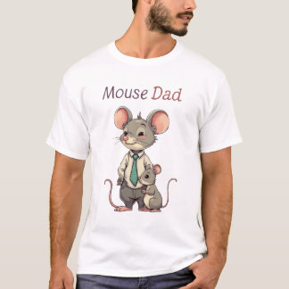 SourisPapa - Fête du Père Souris T-shirt pour anim
