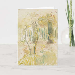 Sous-Bois   Berthe Morisot Card
