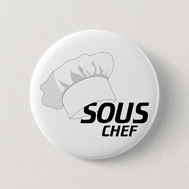 Sous Chef 2 Inch Round Button (Front)