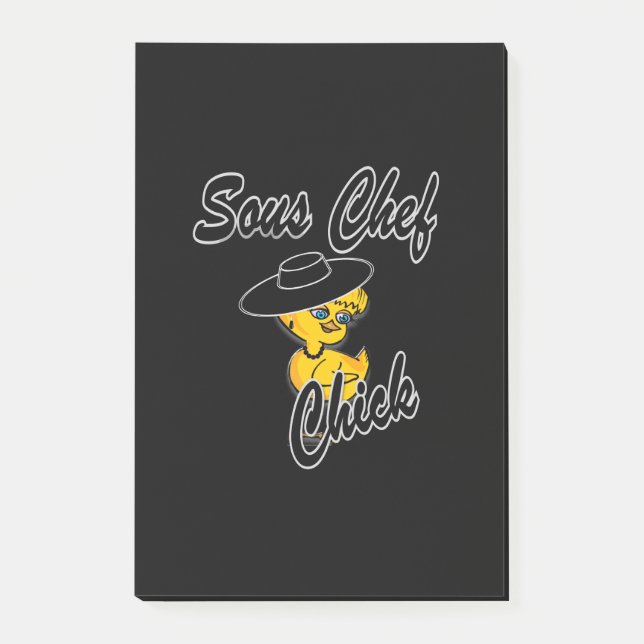 Sous Chef Chick #4 Post-it Notes (Front)