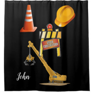 Sous construction homme grotte rideau de douche