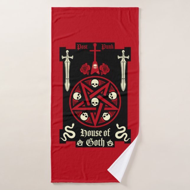 Sous-culture gothique Post Punk (Serviette de bain)