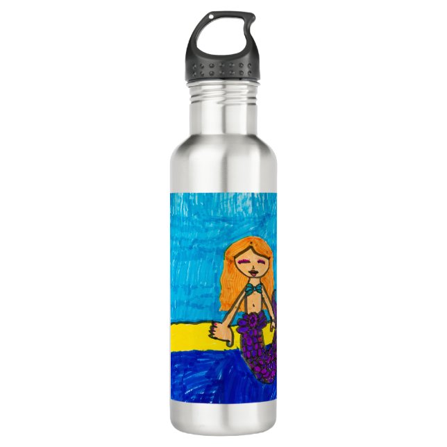 Sous la bouteille d'eau de mer (Devant)