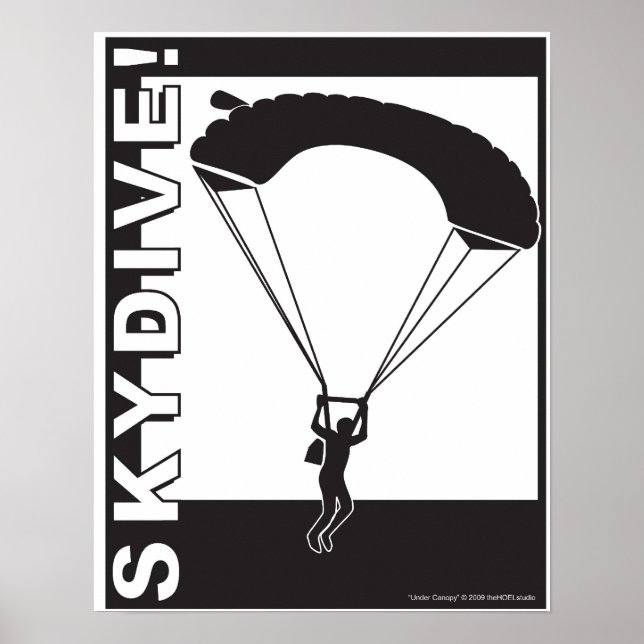 Sous la canopée SkyDive ! Affiche (Devant)