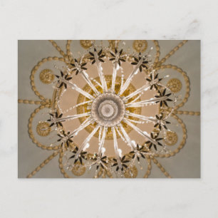 Sous La Carte Postale Du Lustre