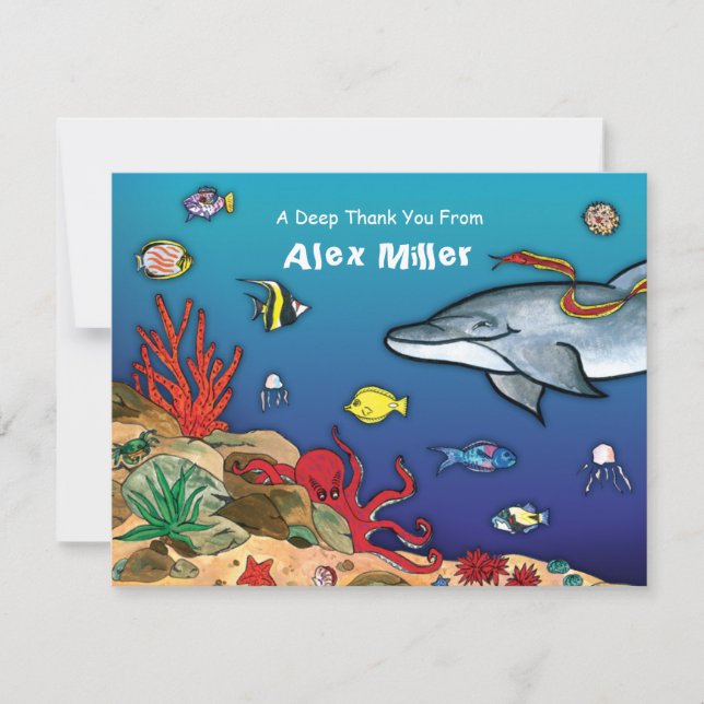 Sous la carte Sea-Ocean Life (Devant)