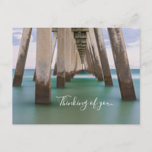 Sous la jetée de Navarre Beach, carte postale en p