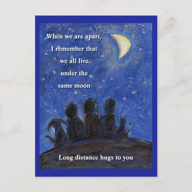 Sous la même carte postale Moon Art (Devant)