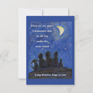 Sous la même Lune Art Cartes
