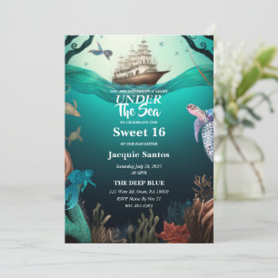Sous la mer douce 16 Invitation