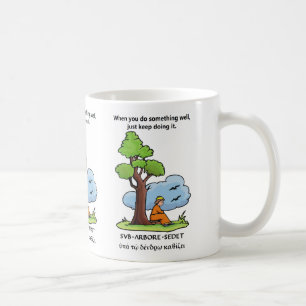 Sous la tasse d'arbre