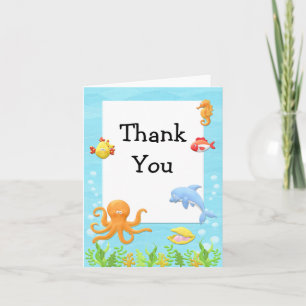 Sous le Carte de remerciements du Baby shower mari