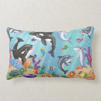 Sous le coussin lombaire de mer