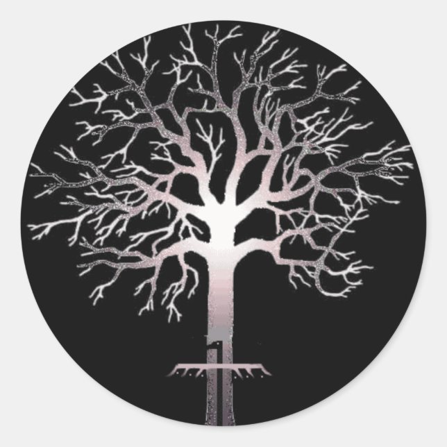 Sous le Sticker à arbre unique (Devant)