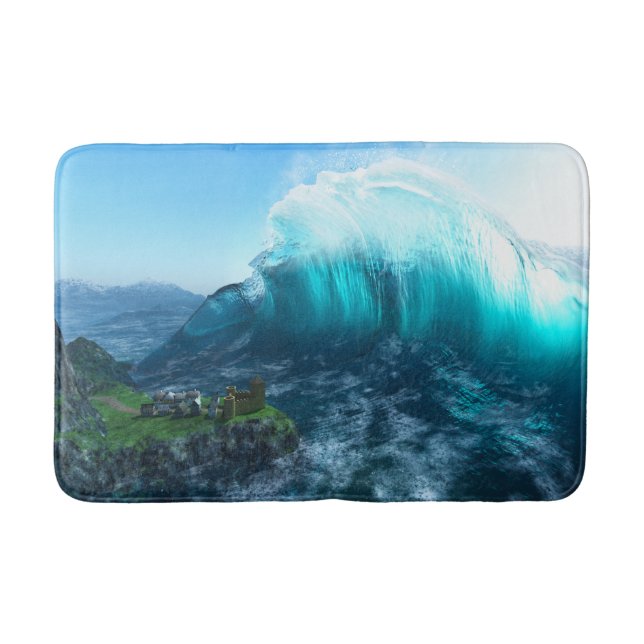 Sous le tapis de bain Wave (Devant)