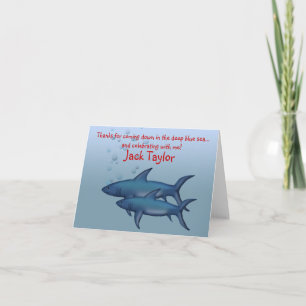 Sous les cartes Sea Shark Note