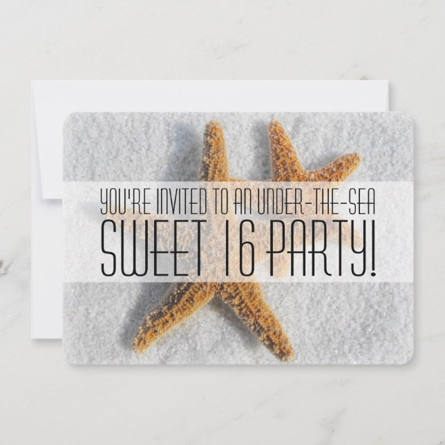 Sous les invitations du parti Sweet sixteen de la  (Devant)