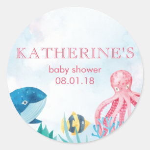 Sous les stickers Baby shower marin