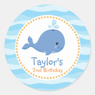 Sous Les Stickers Sea Favor (Baleine Bleue)