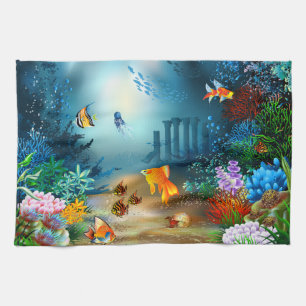 Sous-marin 4 serviettes de cuisine