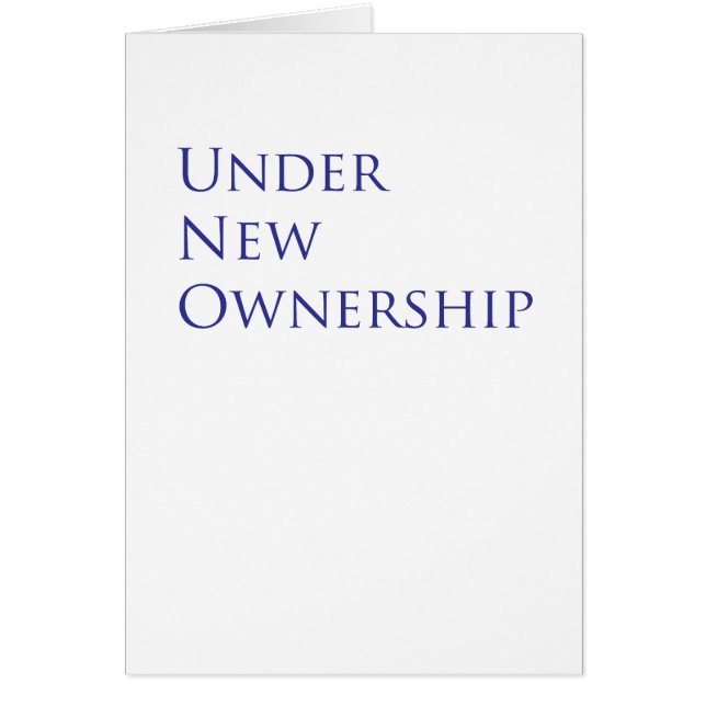 Sous nouvelle propriété (Devant)