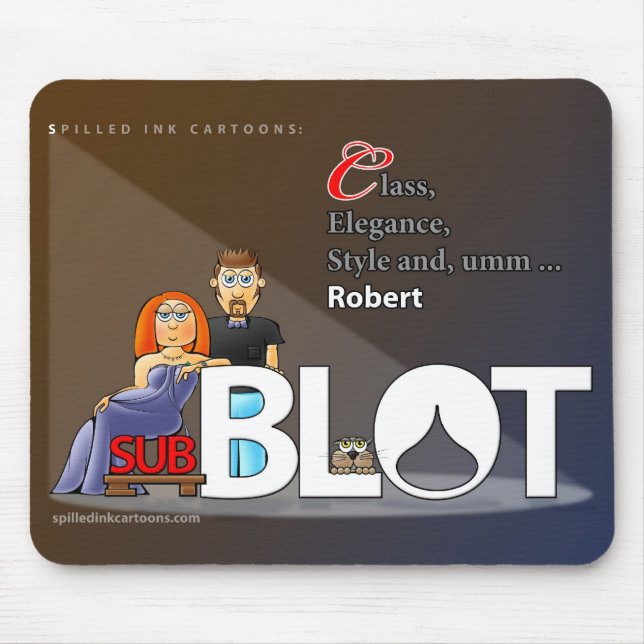 Sous tapis de souris de tache (Devant)