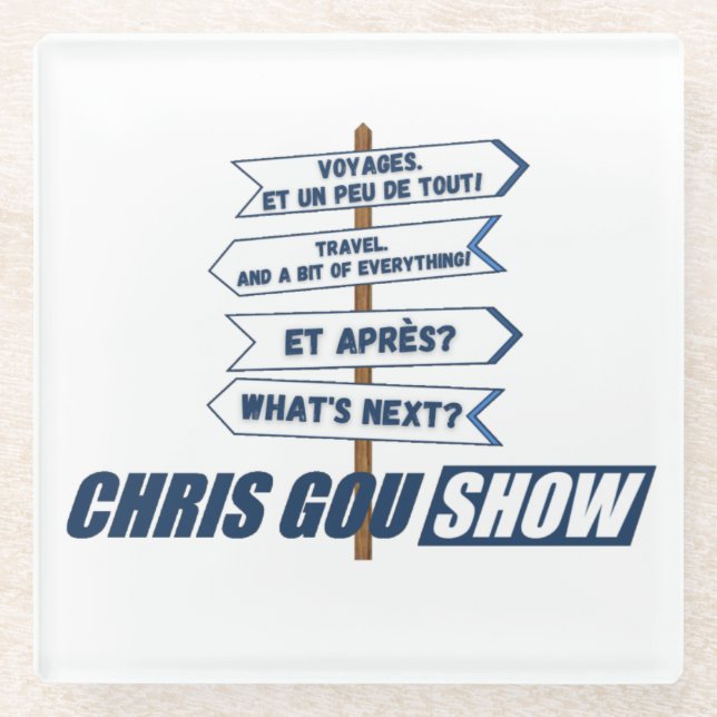 Sous verre Chris Gou Show Coaster (Front)