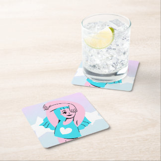 sous-verre d'art trans sur papier