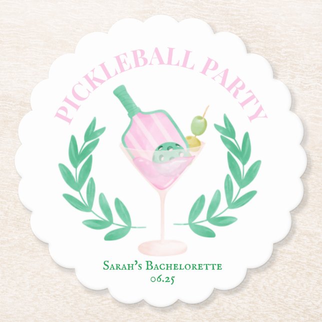 Sous-verre en papier (Devant)