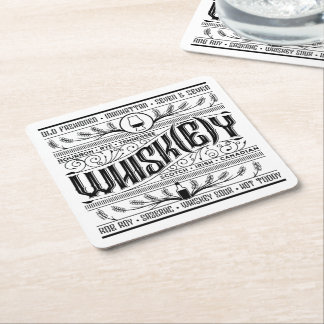 Sous-verre en papier : Whiskey / Whisky