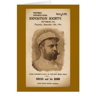 Sousa and his Band 1901 - Vintage Advertisement