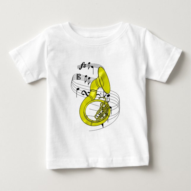 Sousaphone Baby T-Shirt (Front)