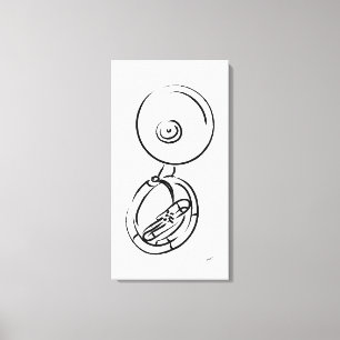 Sousaphone Canvas Print