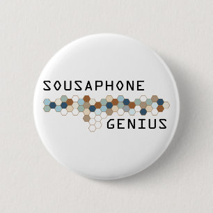 Sousaphone Genius 2 Inch Round Button