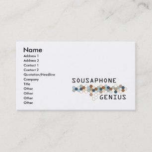 Sousaphone Genius Business Card