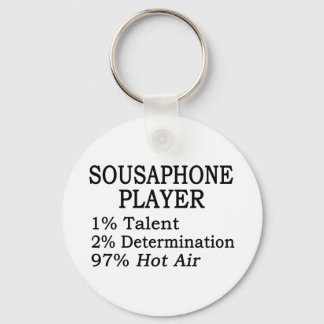 Sousaphone Player Hot Air Keychain