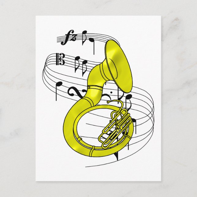 Sousaphone Postcard (Front)